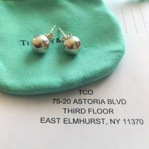 .Tiffany &Co Tiffany HardWear❣️💕❤️💜 Silver Earrings.925.5- mm